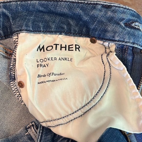 Mother Looker Ankle Fray Jeans •Size 25 - Picture 6 of 7
